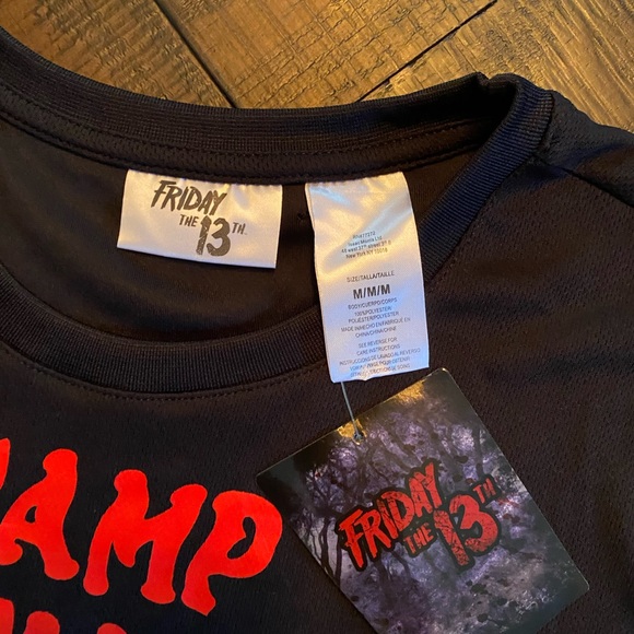 Friday the 13th Camp Crystal Lake Jason Voorhees Mesh Hockey Jersey Men's Size M - Picture 3 of 5